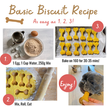 Load image into Gallery viewer, Basic Dog Biscuit Recipe 
